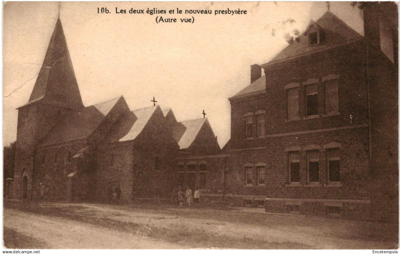 CPA Carte Postale  Belgique  Roloux Les deux églises et nouveau presbytère VM93824ok