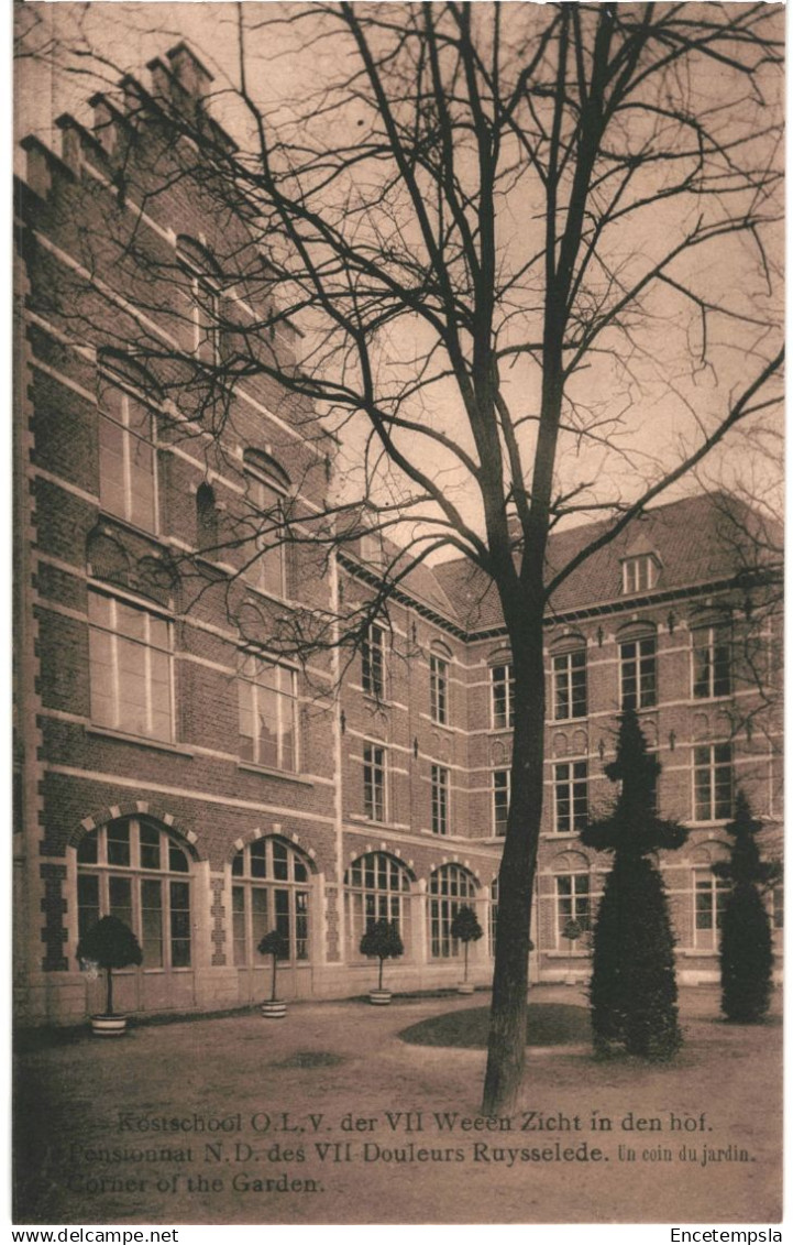 CPA Carte postale  Belgique  Ruiselede Pensionnat des N. D. des VII douleurs un coin du jardin   VM89639