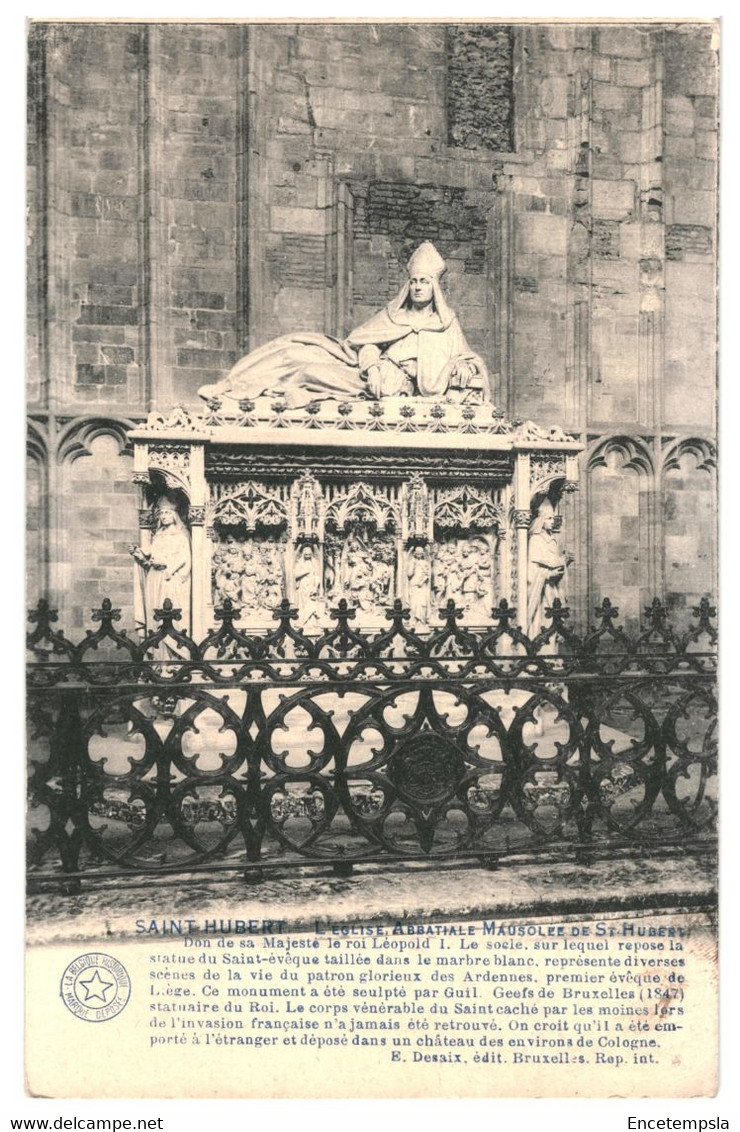 CPA Carte Postale  Belgique-Saint-Hubert Eglise Abbatiale Mausolée Saint Hubert  VM34949