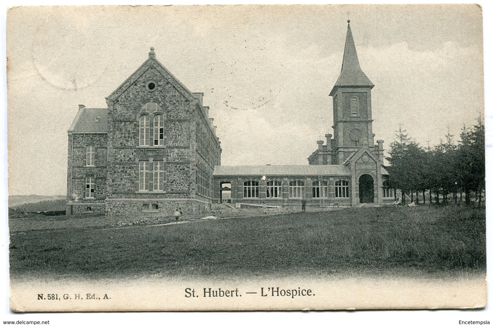 CPA - Carte Postale - Belgique - Saint Hubert - L'Hospice - 1908 (B9103)