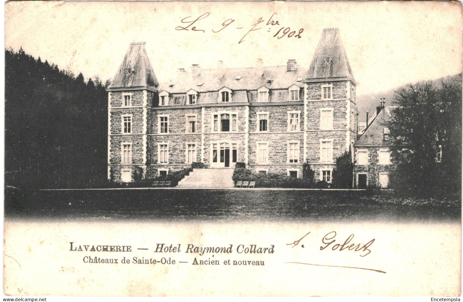 CPA Carte postale Belgique  Sainte Ode  Lavacherie Hôtel Raymond Collard 1902  VM73908ok