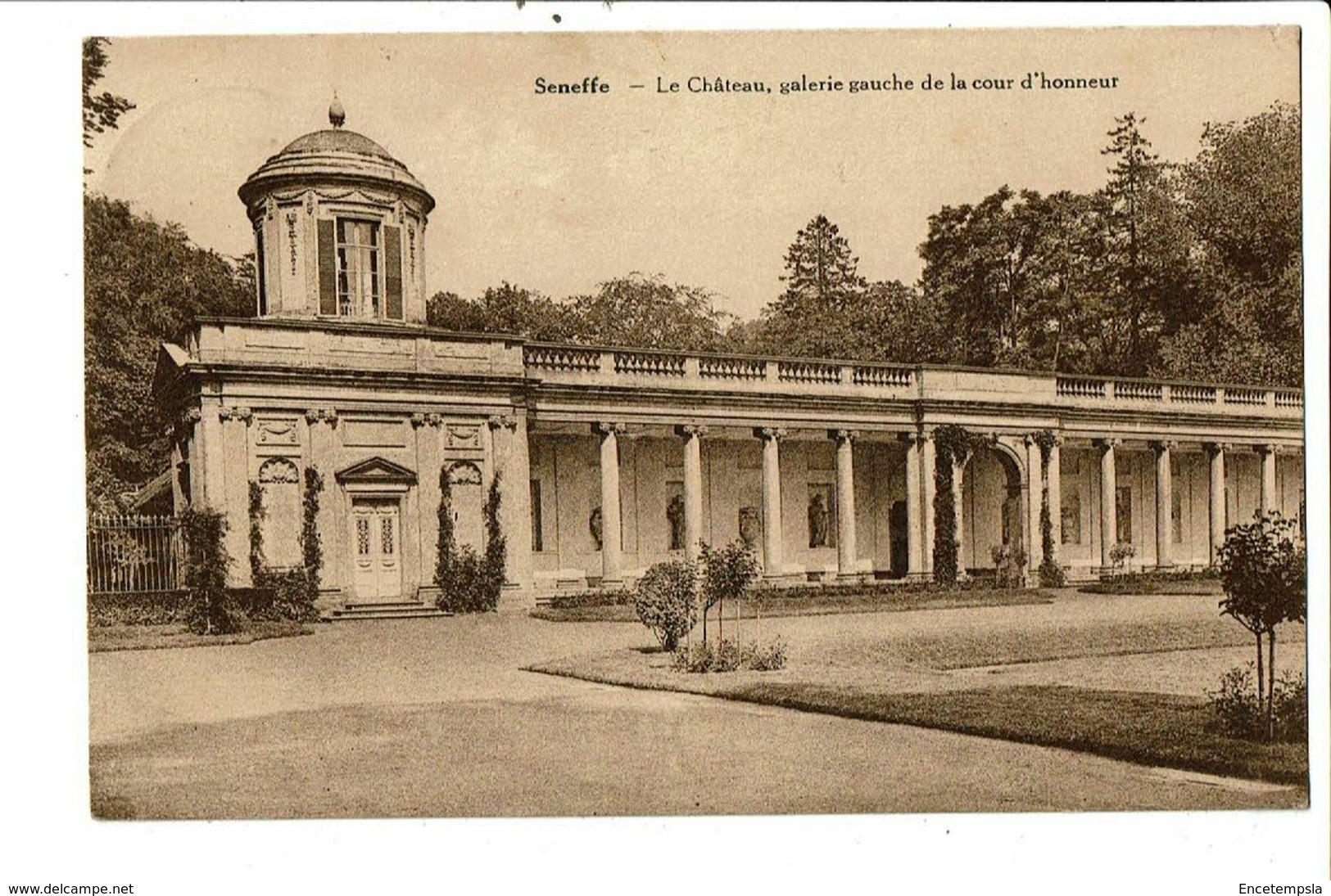 CPA-Carte Postale-Belgique-Seneffe- Le Château- Galerie gauche de la cour d'honneur -1931- VM21347dg