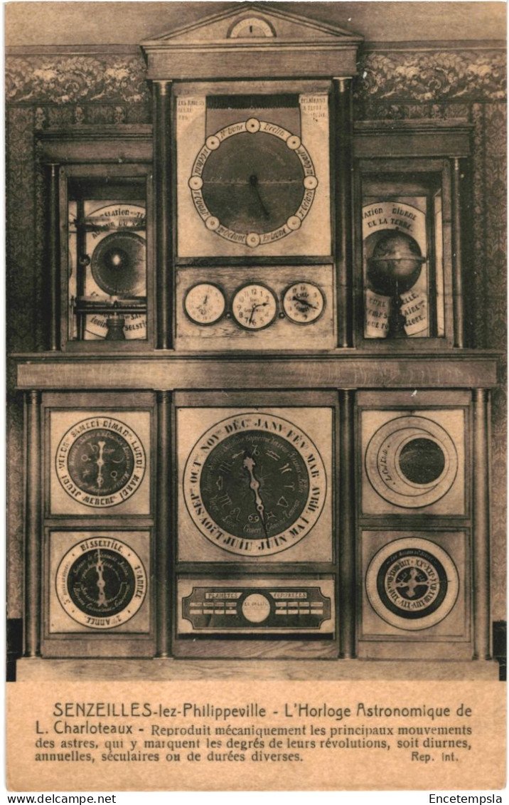 CPA Carte postale Belgique Senzeilles lez Philippeville  Horloge astronomique  VM74115