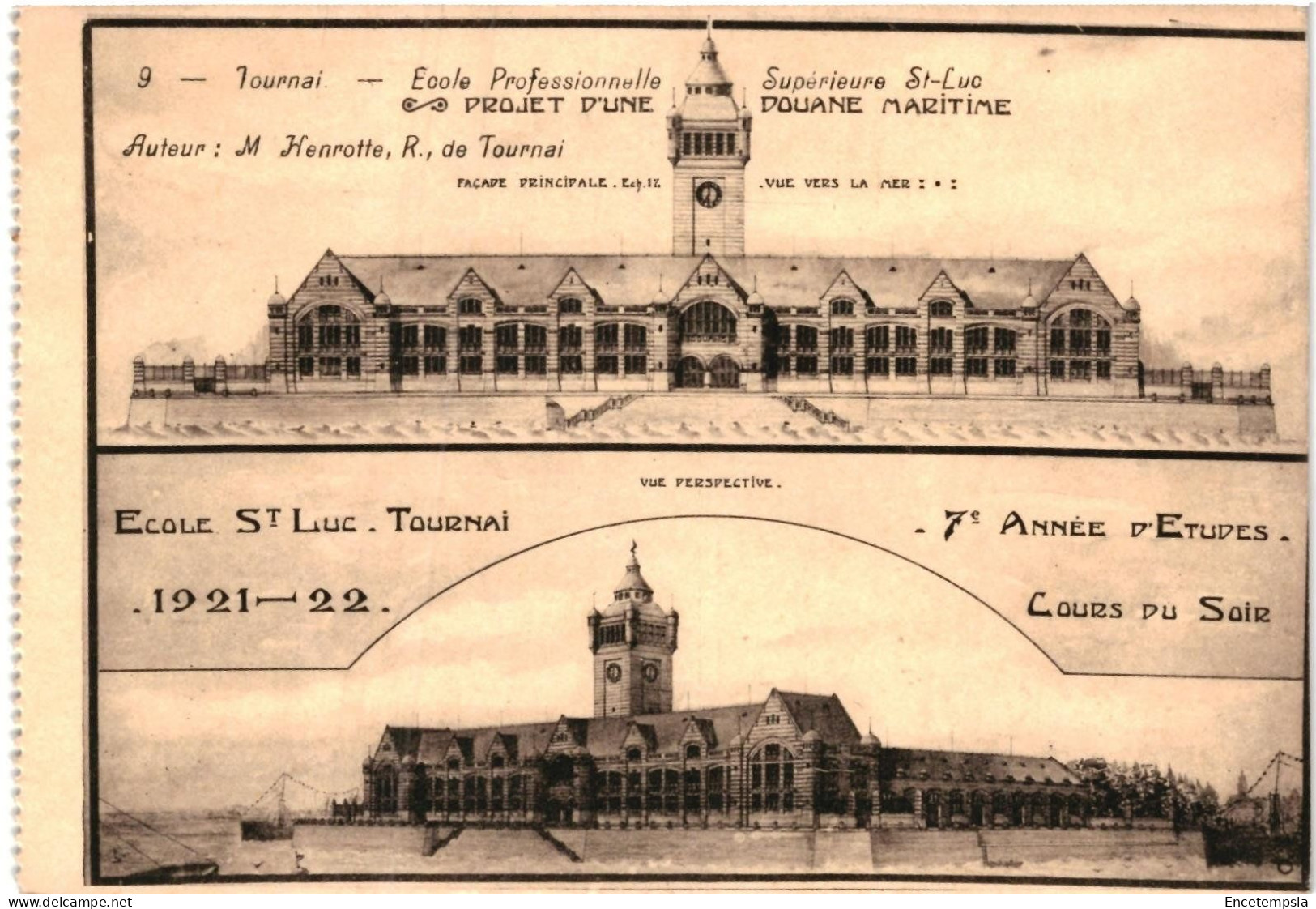 CPA  Carte Postale Belgique Tournai  Ecole Saint Luc 1921  VM98291ok