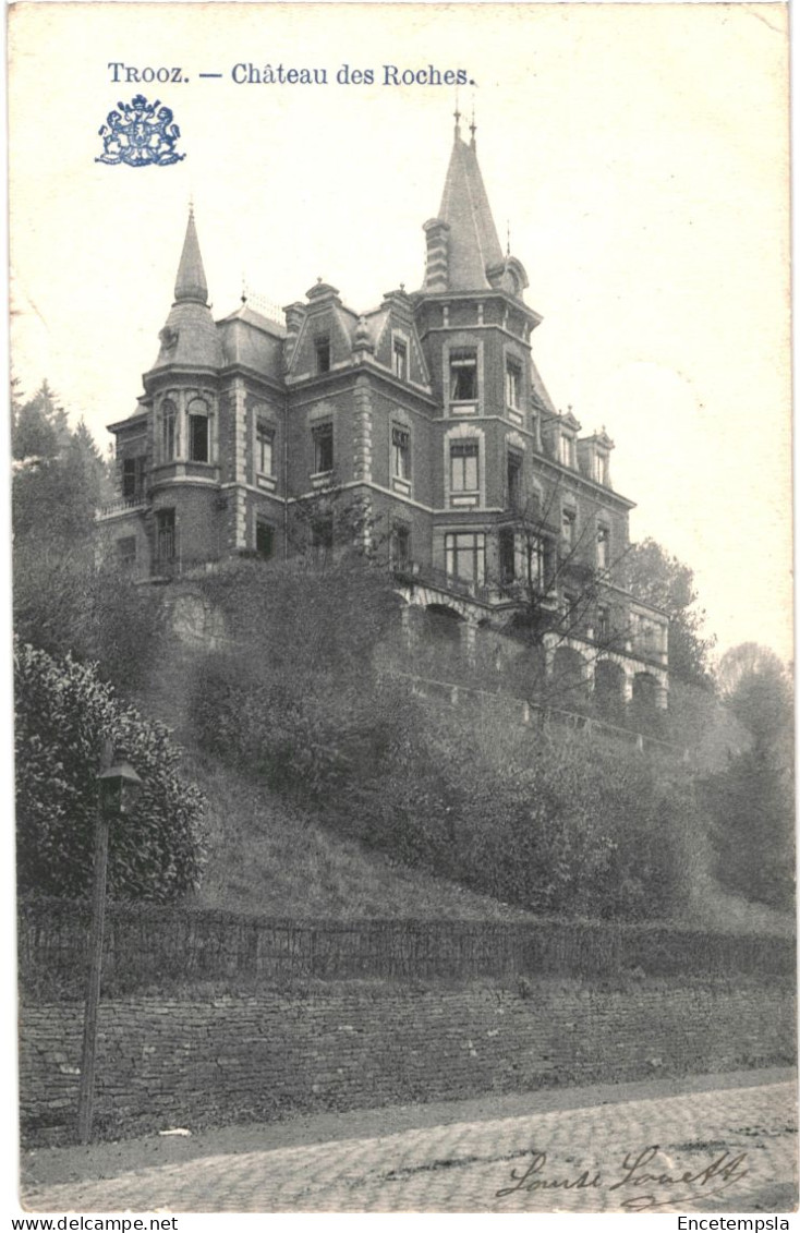 CPA Carte Postale Belgique Trooz Château des Roches début 1900  VM77227