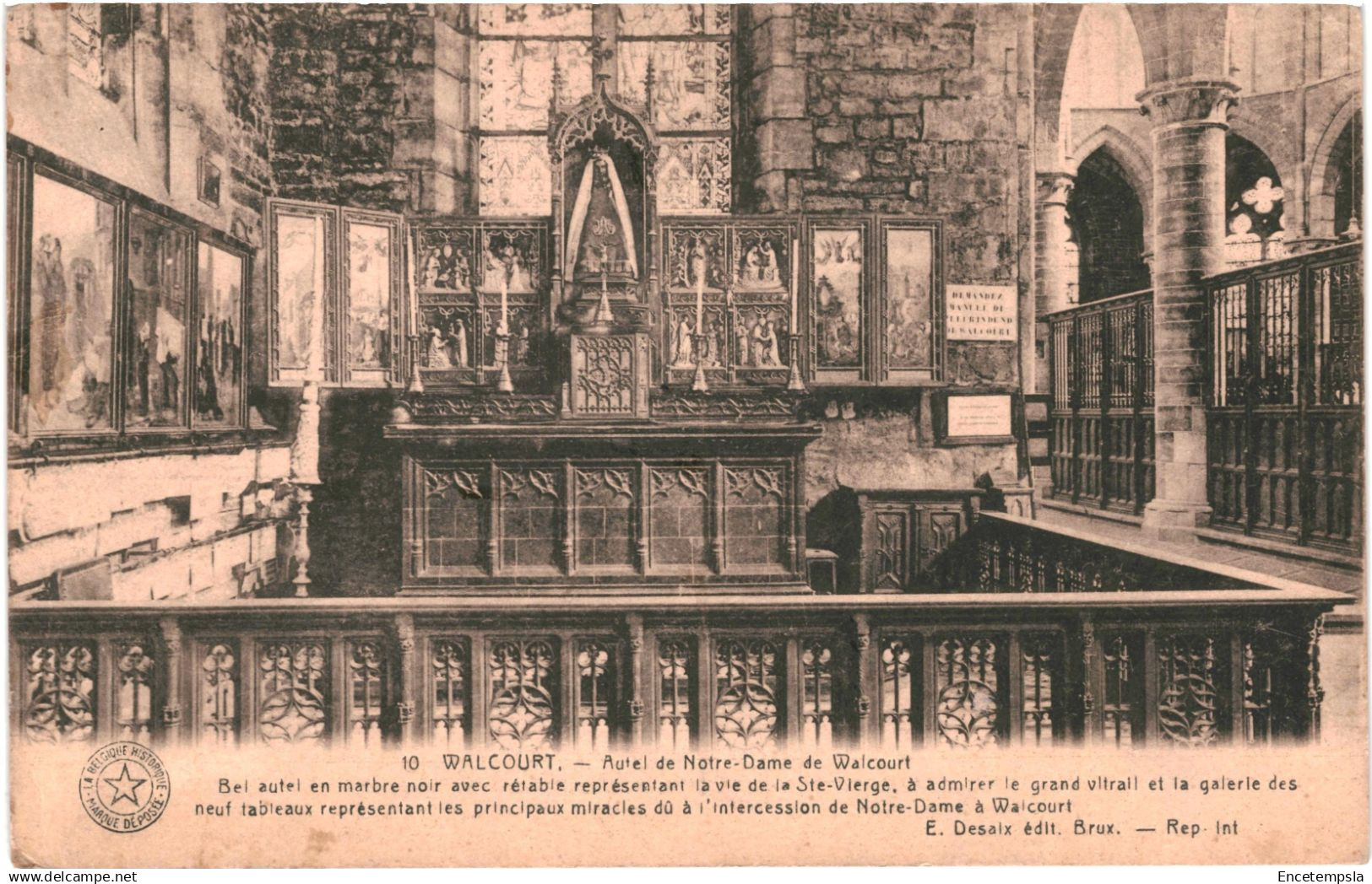 CPA  Carte Postale  Belgique Walcourt Autel Notre Dame de Walcourt  VM88735