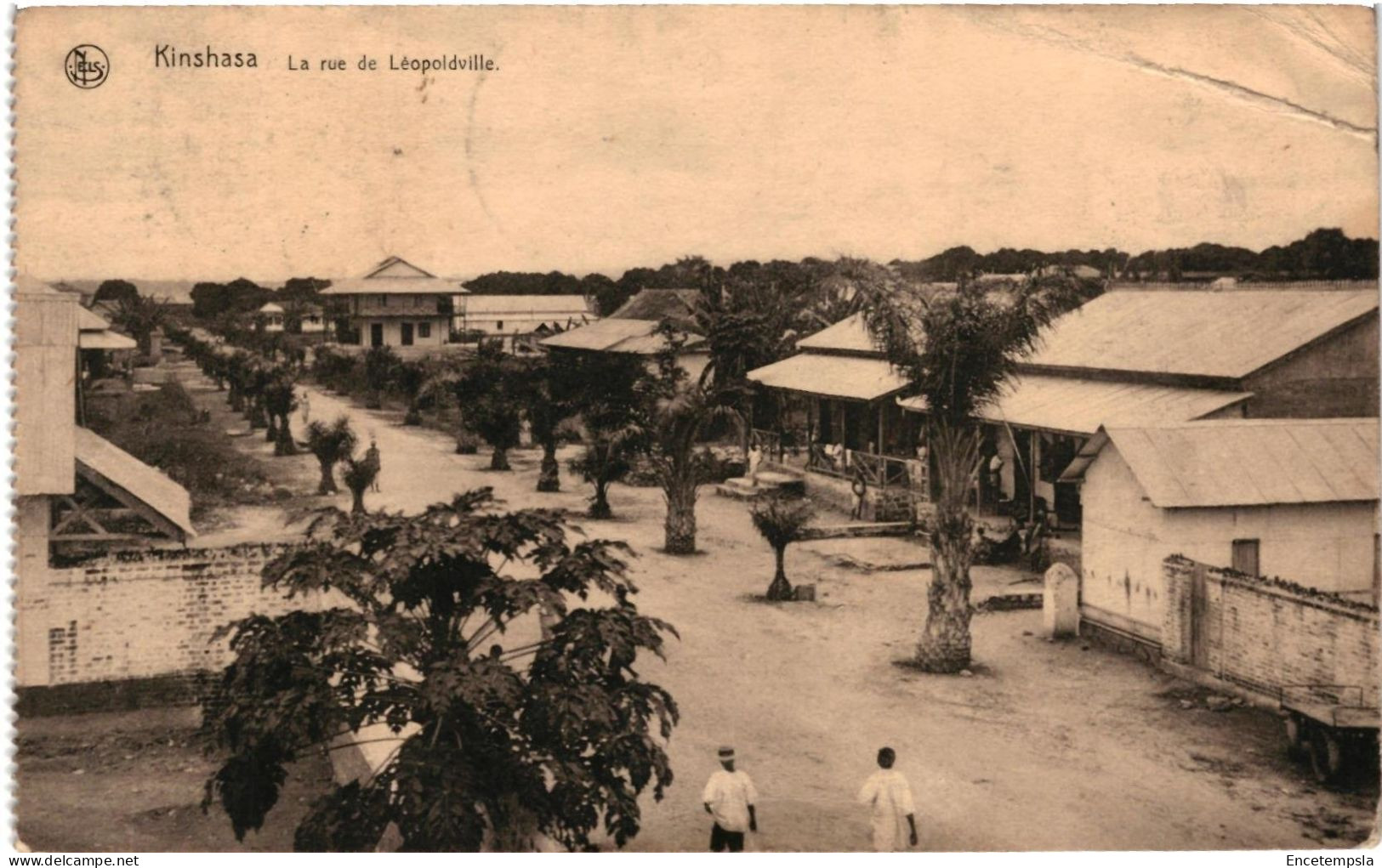 CPA  Carte Postale Congo Belge Kinshasa Rue de Léopoldville   VM106798