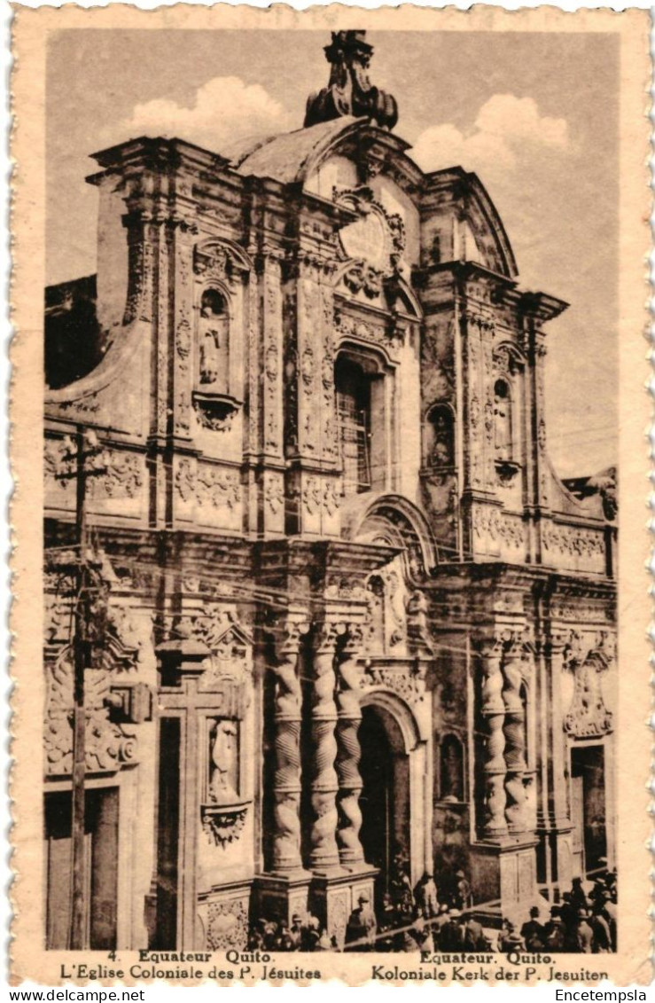 CPA Carte postale Equateur Quito Eglise colonniale des Jésuites  VM103773