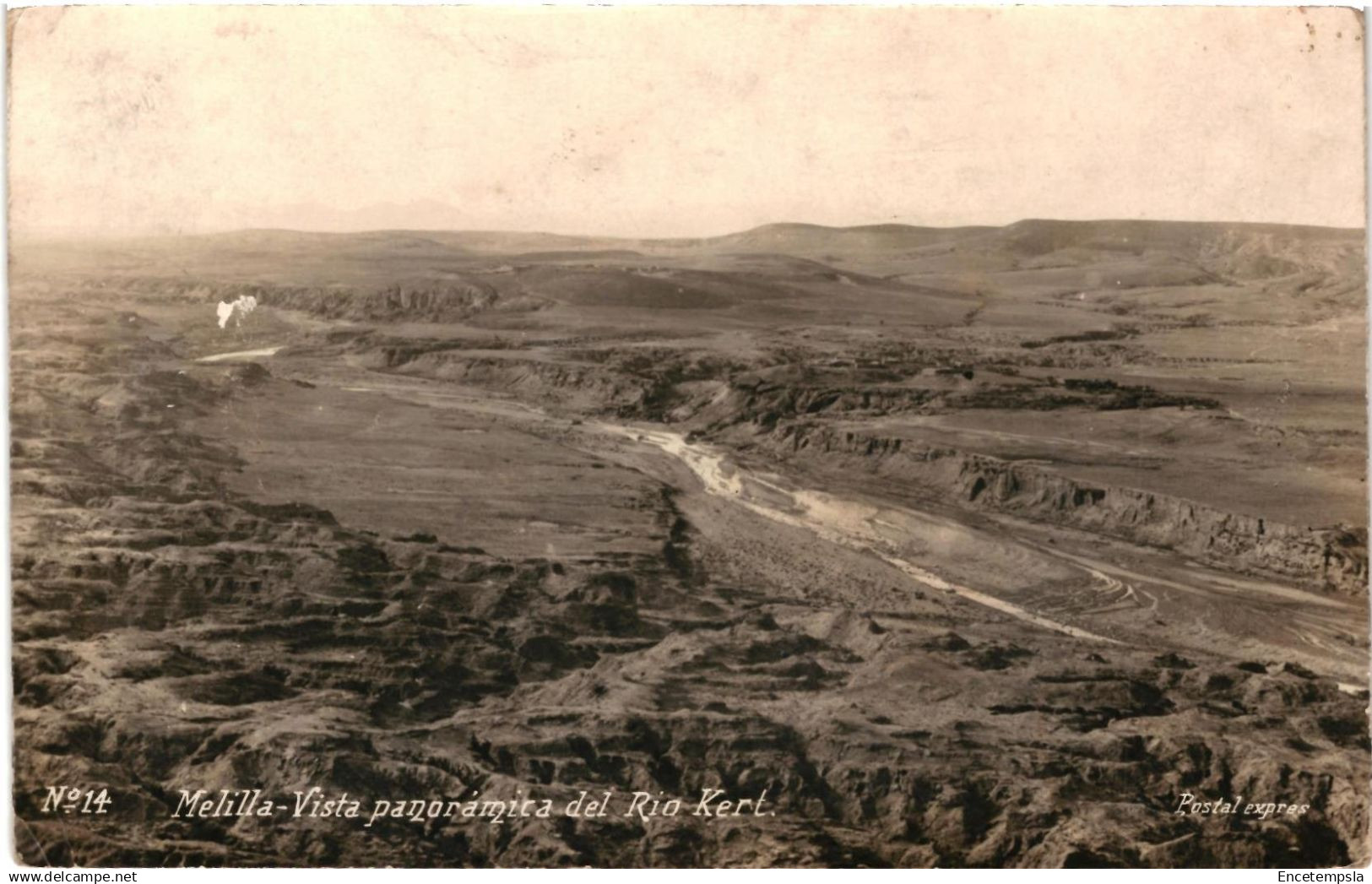 CPA Carte Postale Espagne Melilla Vista panoramica del Rio Kert. 1913  VM94622