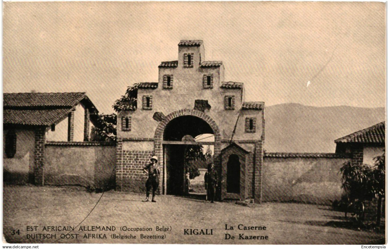 CPA Carte Postale Est Africain allemand Rwanda Kigali La Caserne  VM94961ok