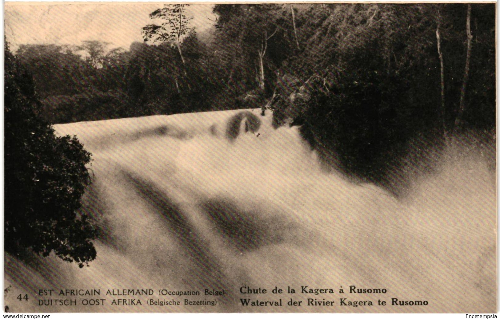 CPA Carte Postale Est Africain allemand Tanzanie Rusomo Chute de la Kagéra,   VM94963ok