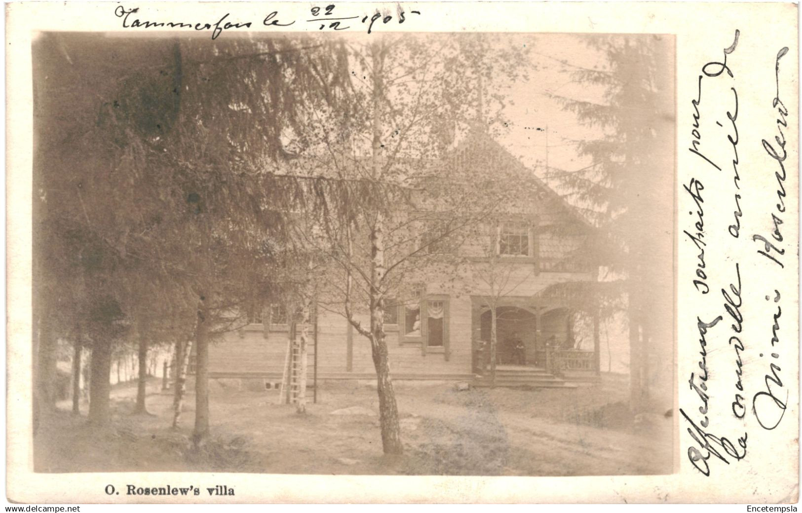 CPA Carte Postale Finlande  Tampere(pas certain)  O. Rosenlew's Villa 1905  VM92559ok