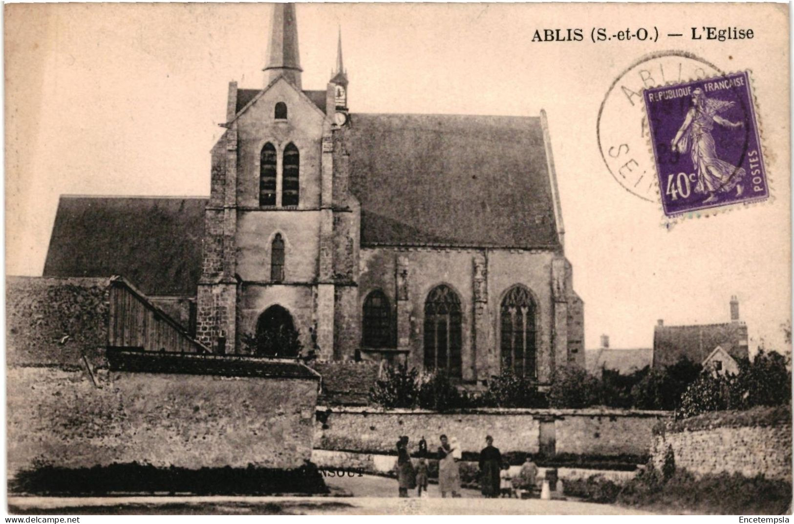 CPA  Carte Postale France Ablis Eglise VM105574