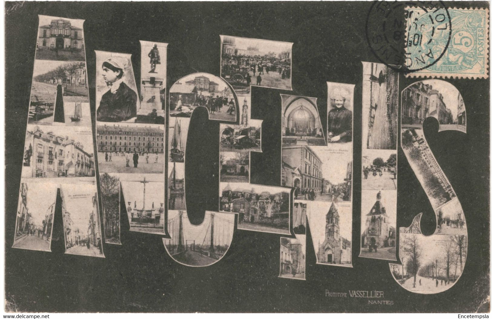 CPA Carte Postale France-Ancenis souvenir d'  Ancenis 1906? VM45439+