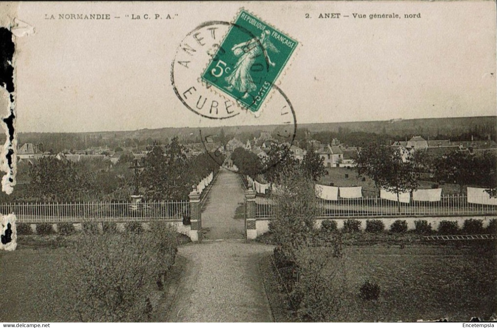 CPA  Carte Postale  France  Anet Vue générale nord  VM104941