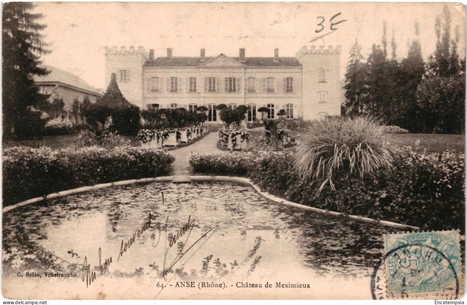 CPA   Carte Postale  France  Anse  Château de Meximieux   VM107462