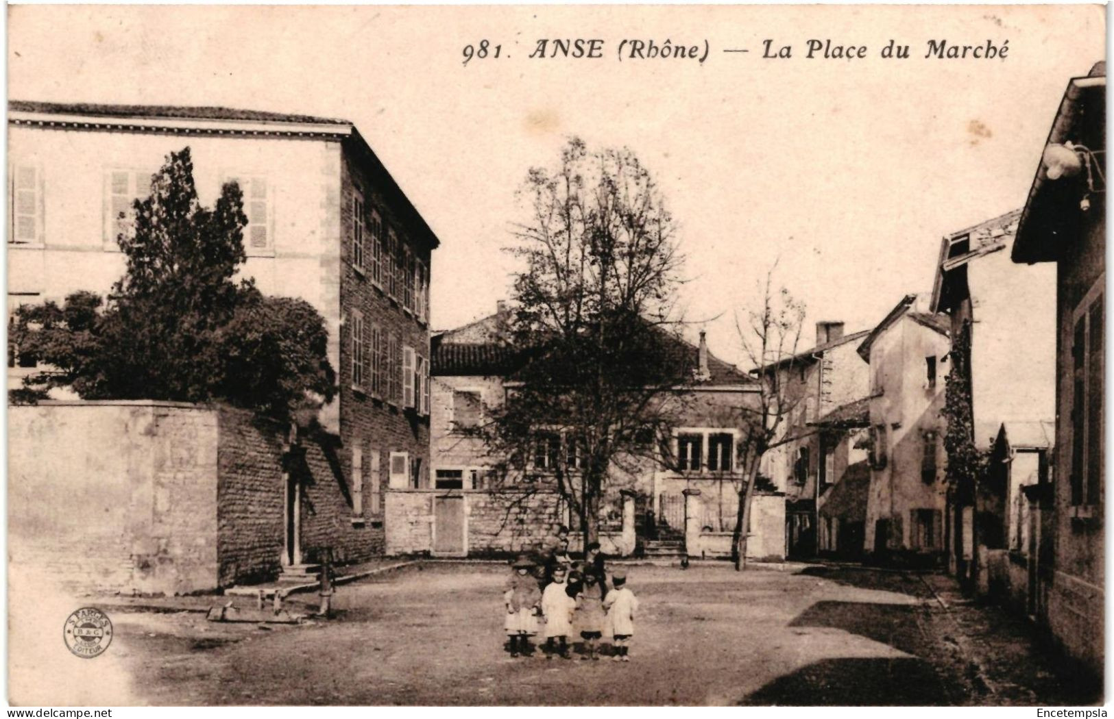 CPA   Carte Postale   France Anse Place du Marché  VM107740ok