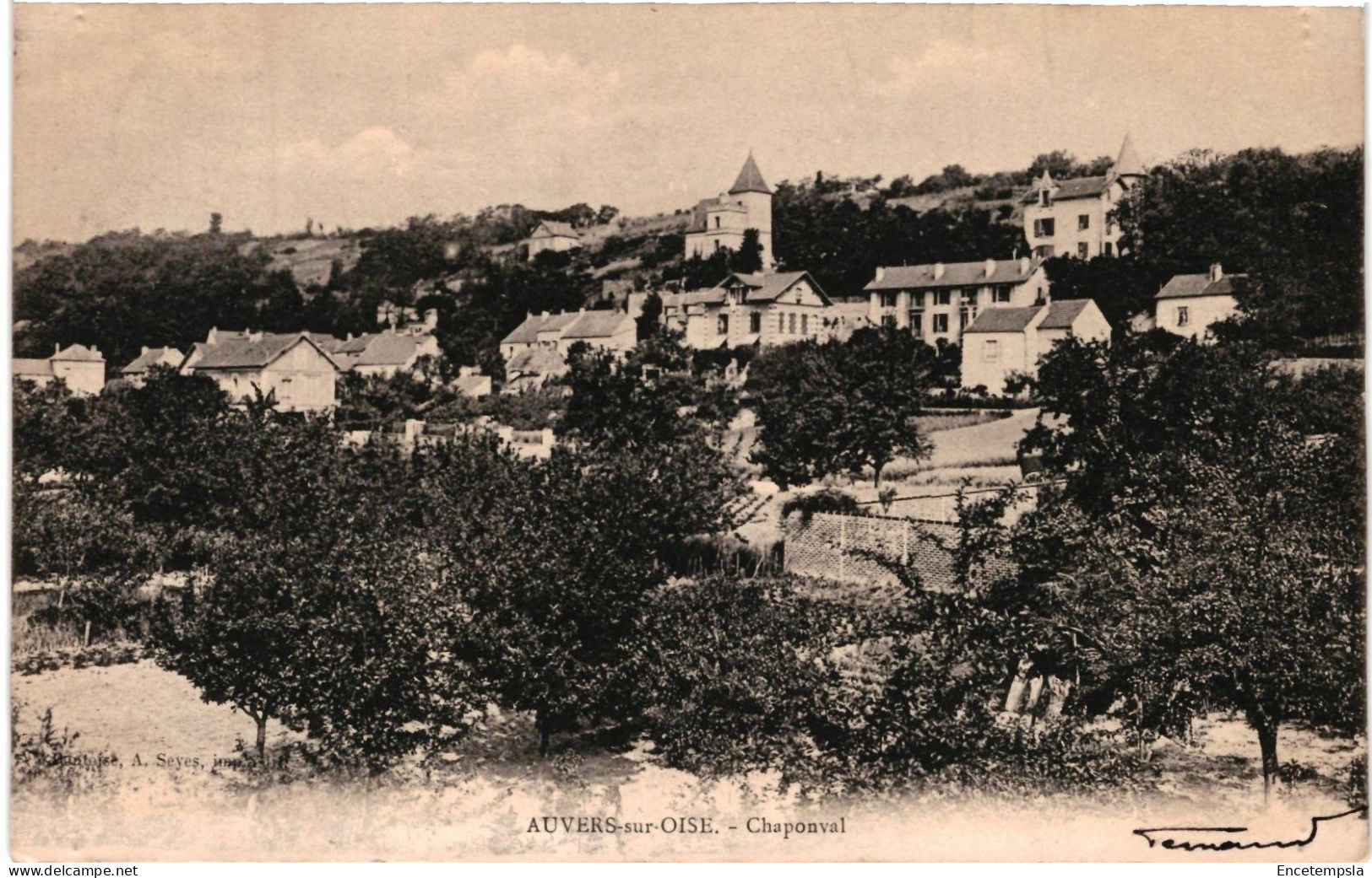 CPA   Carte Postale France  Auvers-sur-Oise  Chaponval 1903 VM107841ok