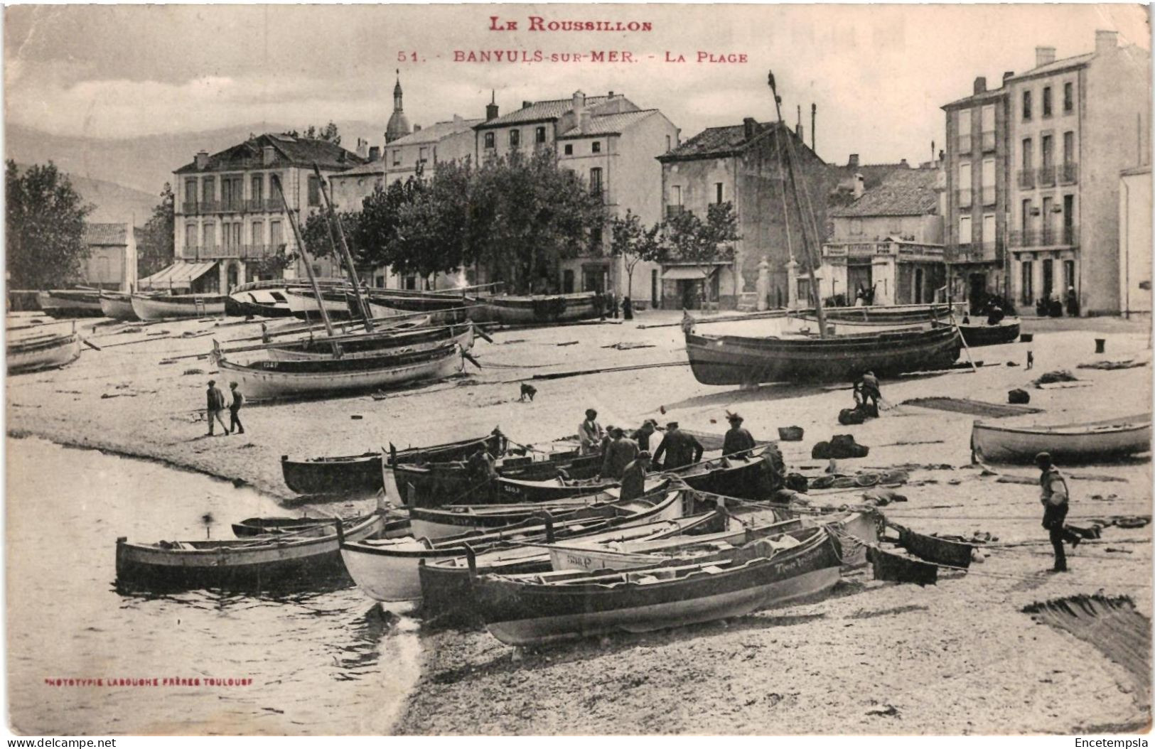 CPA  Carte Postale France  Banyuls-sur-Mer  La Plage   1907  VM105949