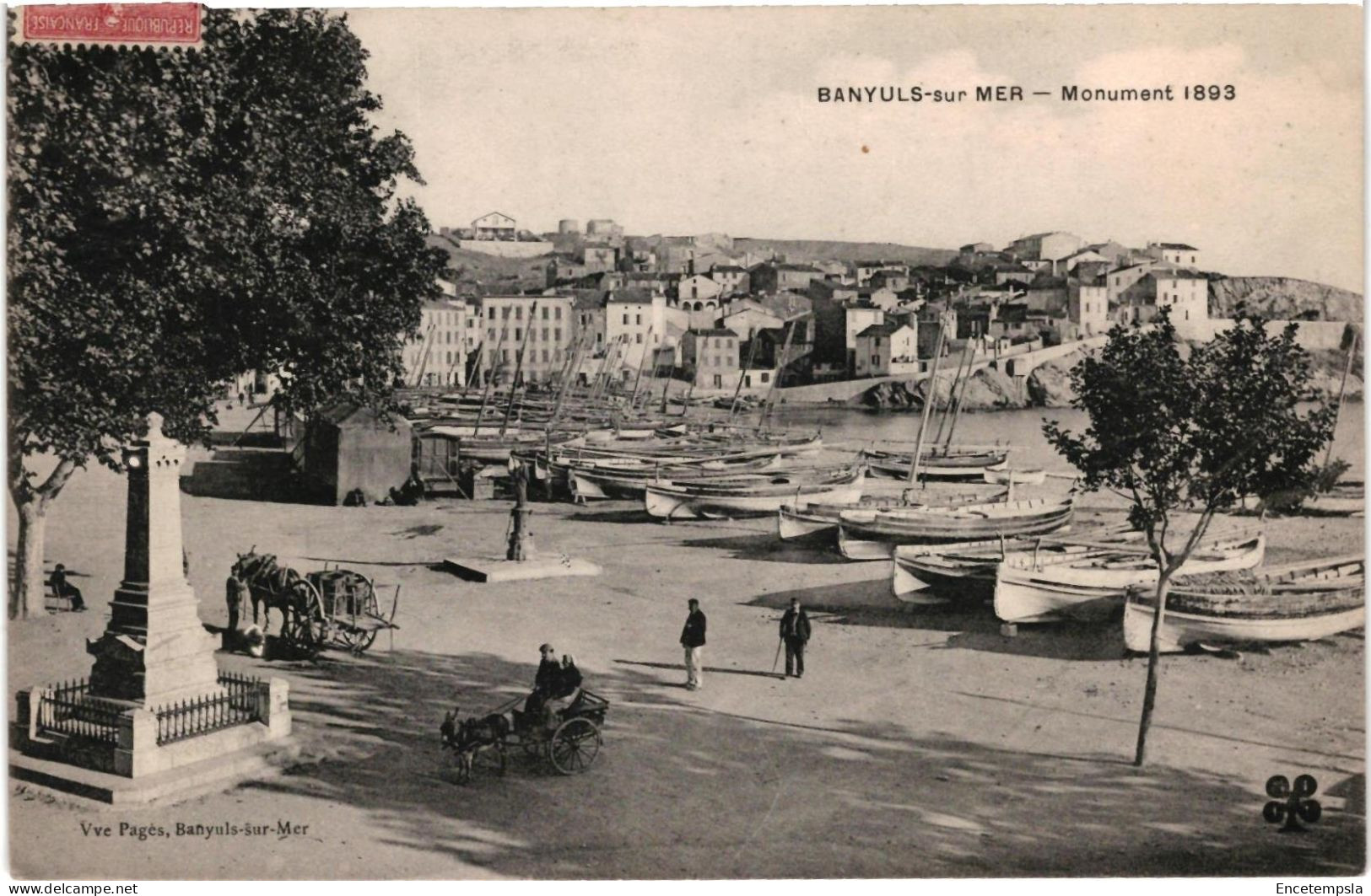 CPA  Carte Postale France  Banyuls-sur-Mer  Monumennt 1893    VM105948