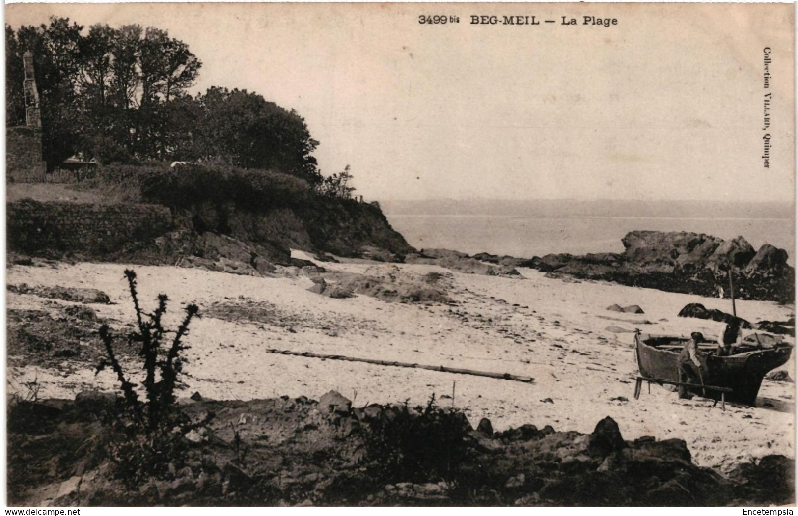 CPA  Carte Postale  France Beg Meil  La Plage    VM108197
