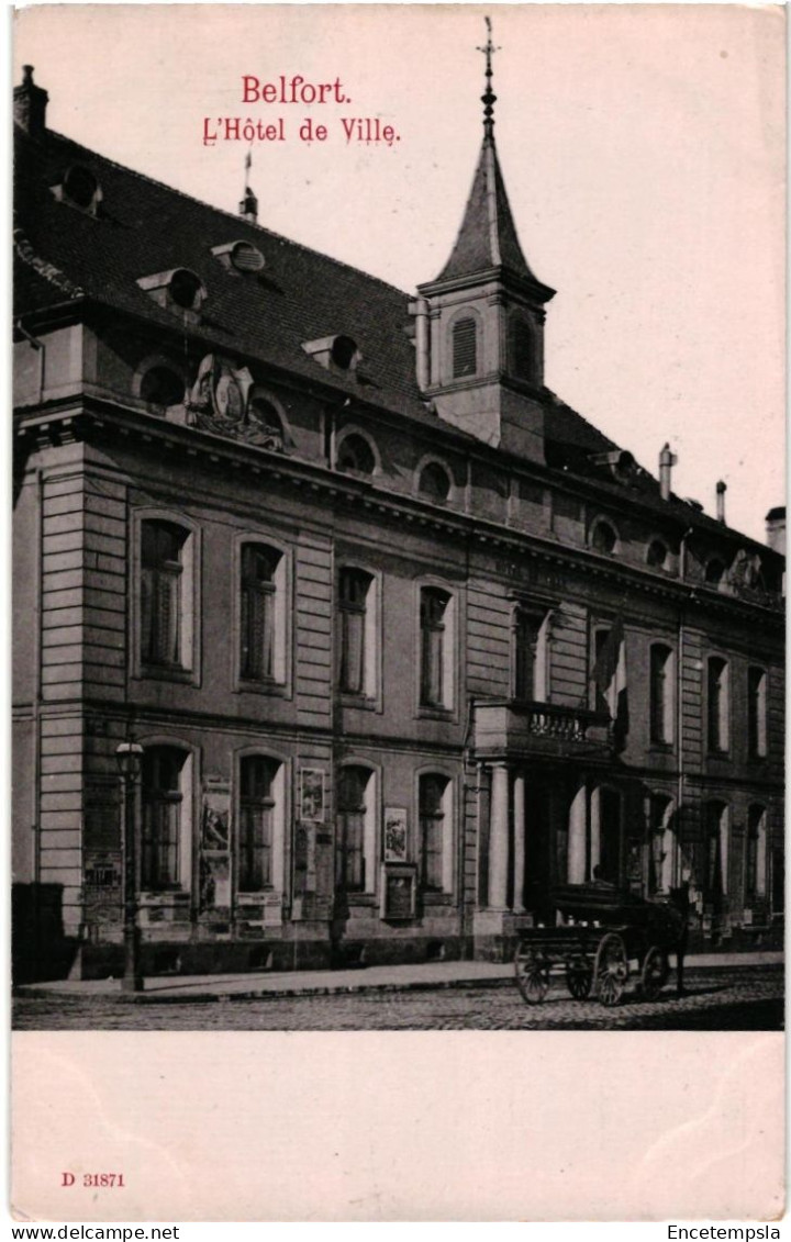 CPA Carte Postale France Belfort  Hôtel de Ville début 1900 VM97407