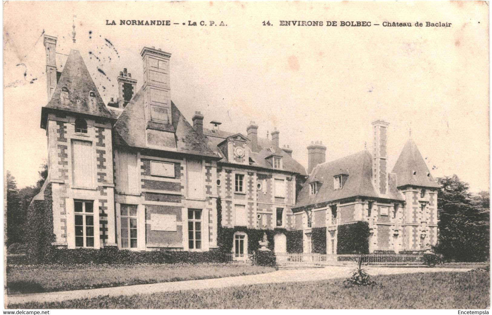 CPA Carte Postale  France-Bolbec Château de Baclair 1904 VM45672+