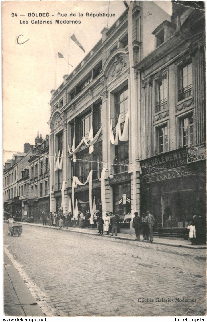 CPA-Carte postale  France  Bolbec- Rue de la République Galeries modernes VM50585