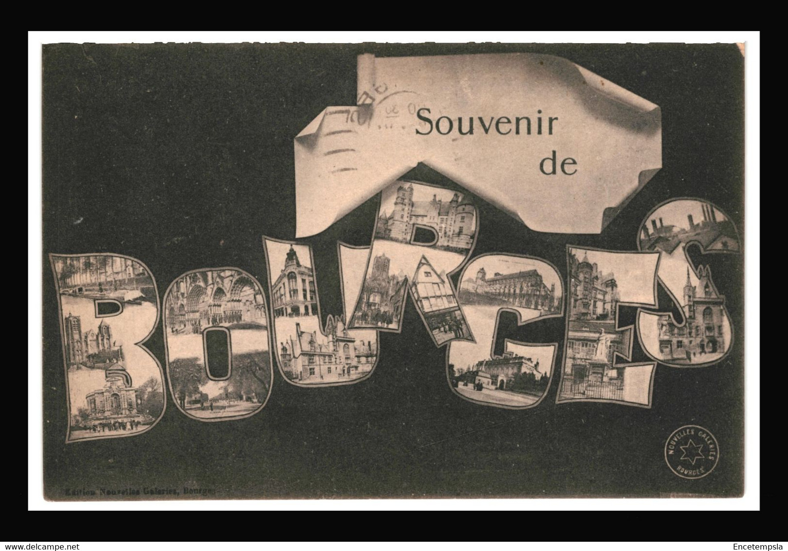 CPA  Carte Postale France - Bourges - Souvenir de Bourges 1927-VM41901+