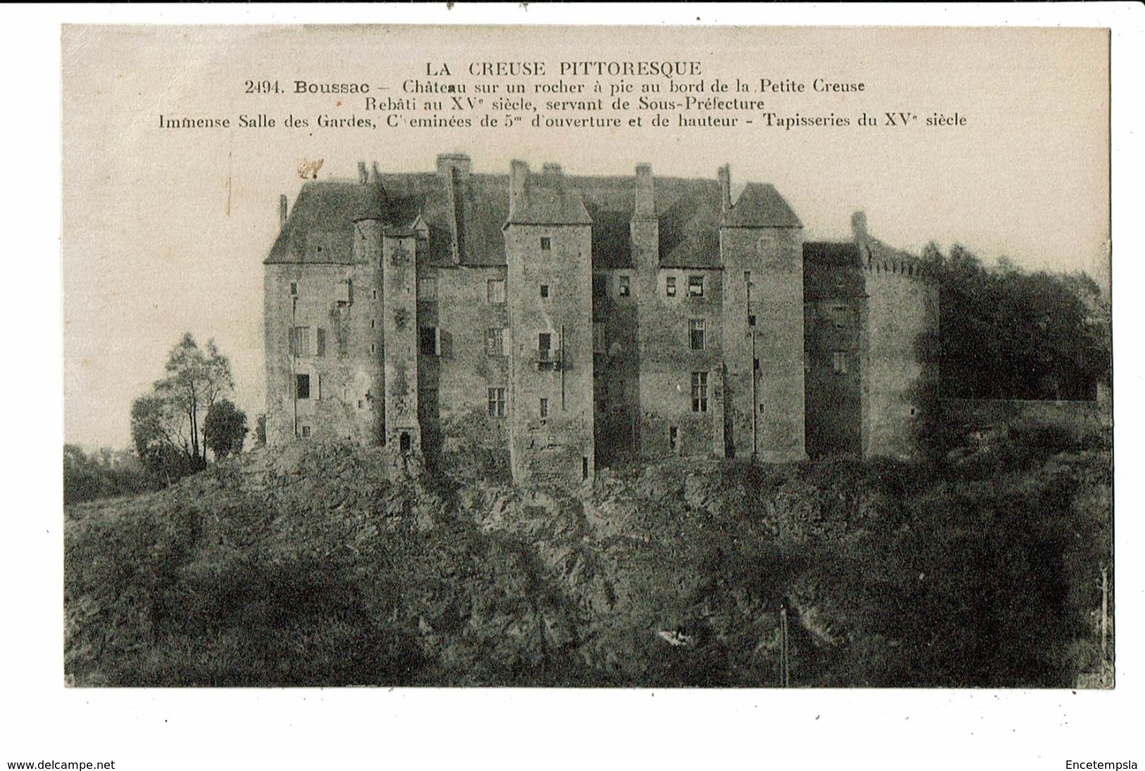 CPA-Carte Postale -France Boussac - Son Château  VM6188