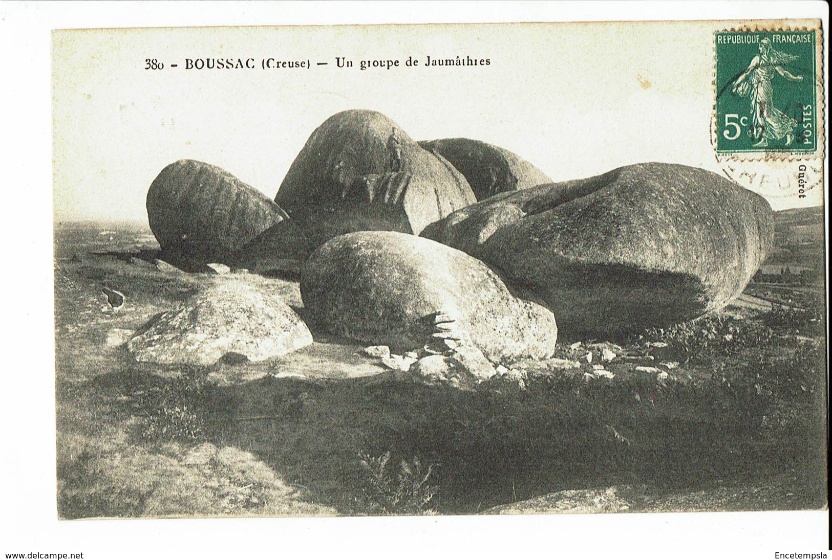 CPA - Carte Postale - FRANCE -   Boussac - Un groupe de Jaumaihies - S2029