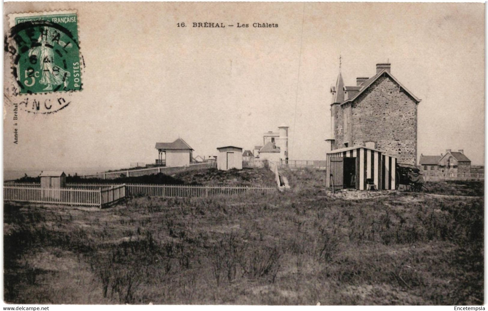 CPA  Carte Postale France  Brehal  Les Chalets 1908 VM105431ok
