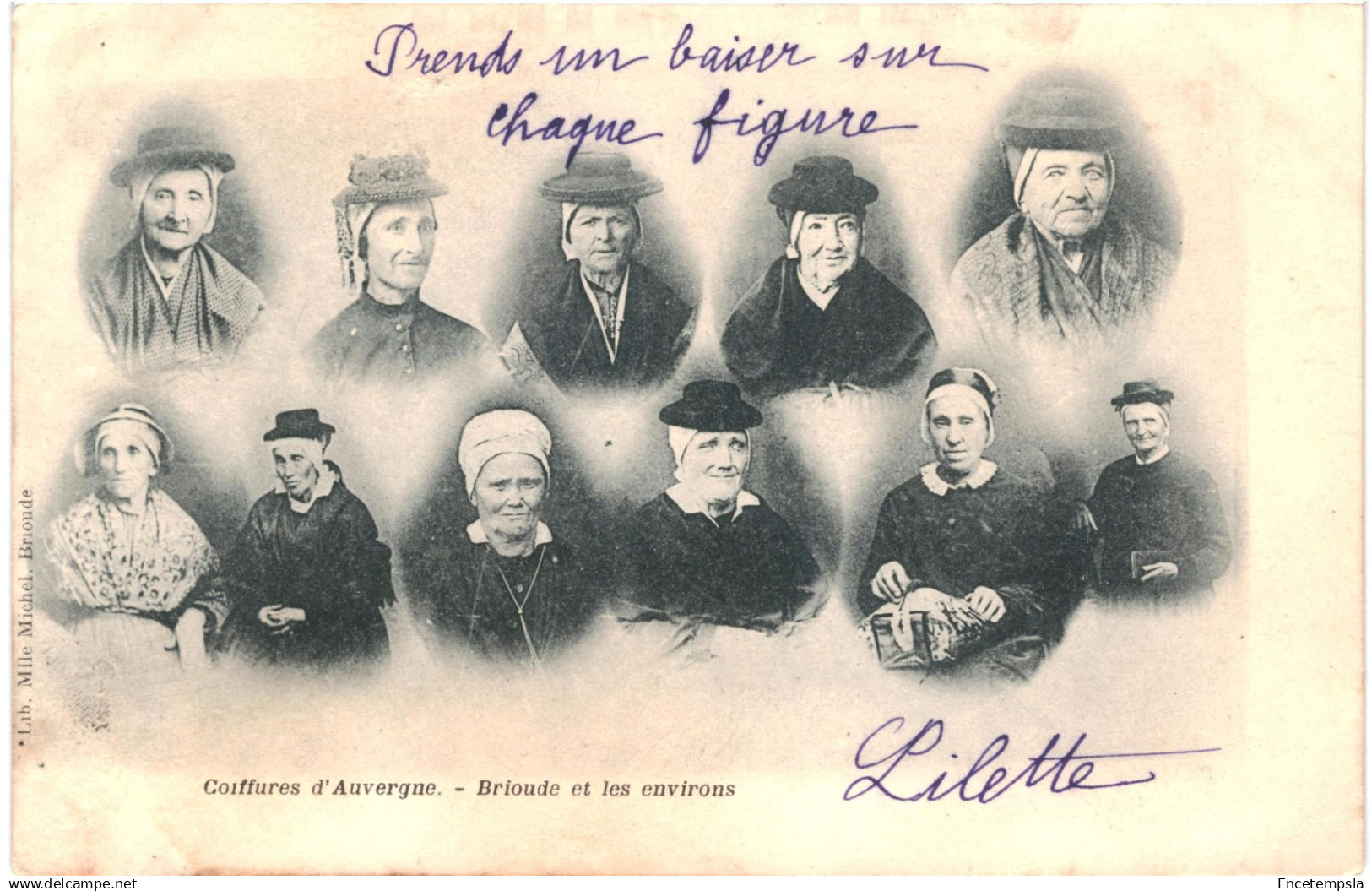 CPA Carte Postale France Brioude Coiffures de Brioude et des environs 1901 VM92137ok