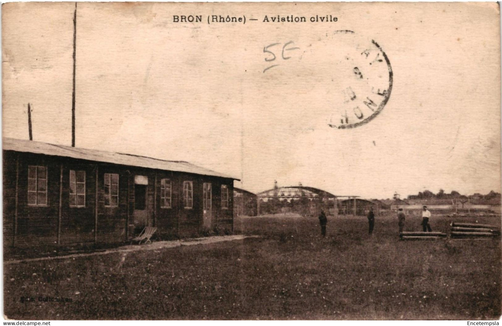 CPA Carte Postale France  Bron Aviation civile 1928 VM109317ok
