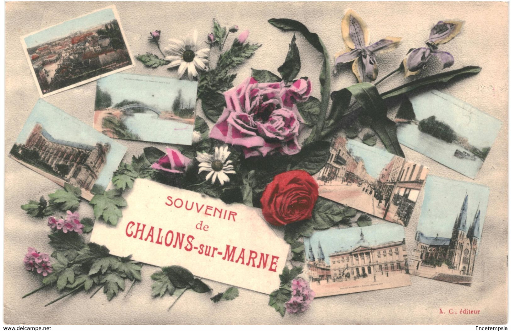 CPA-carte postale   France-Châlons-sur-Marne Souvenir de Châlons-sur-Marne 1908 VM44263+
