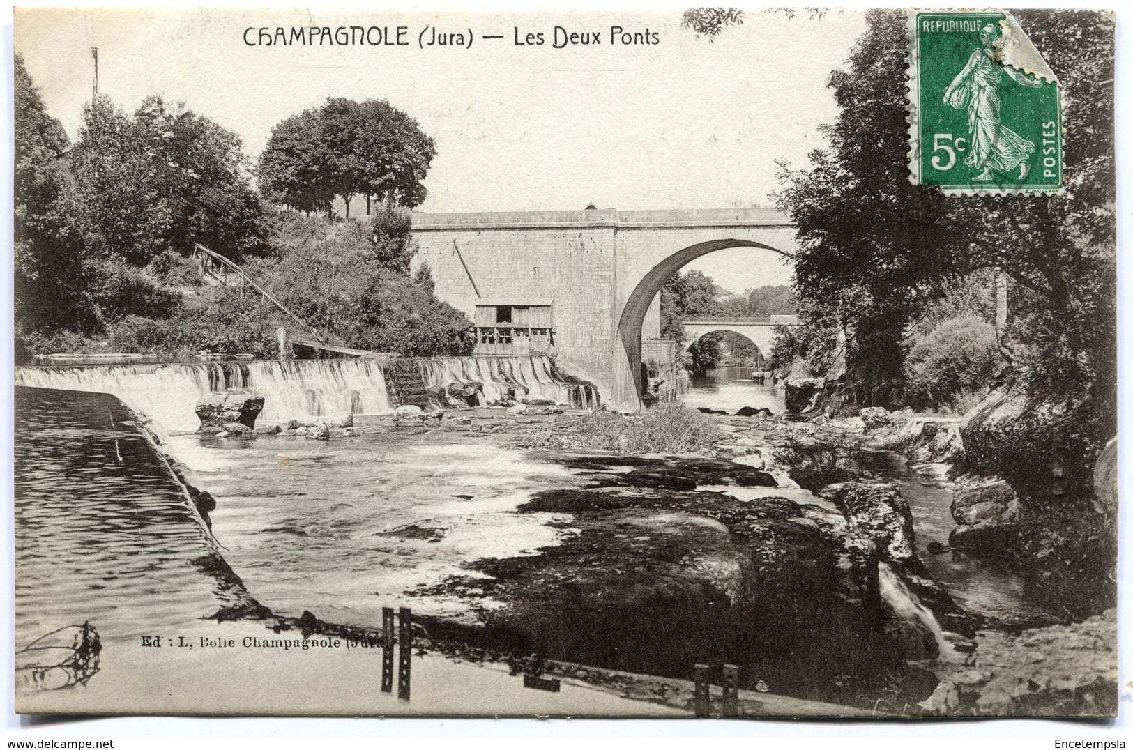 CPA - Carte Postale - France - Champagnole - Les Deux Ponts  ( I11535)