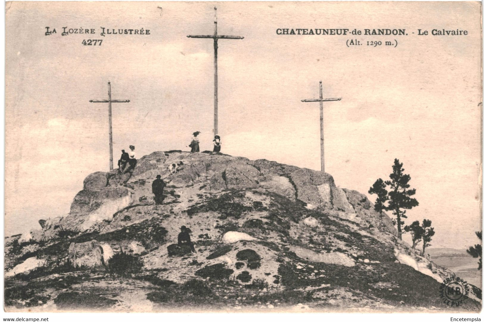 CPA  Carte Postale   France Châteauneuf-de-Randon  Le Calvaire    VM57354