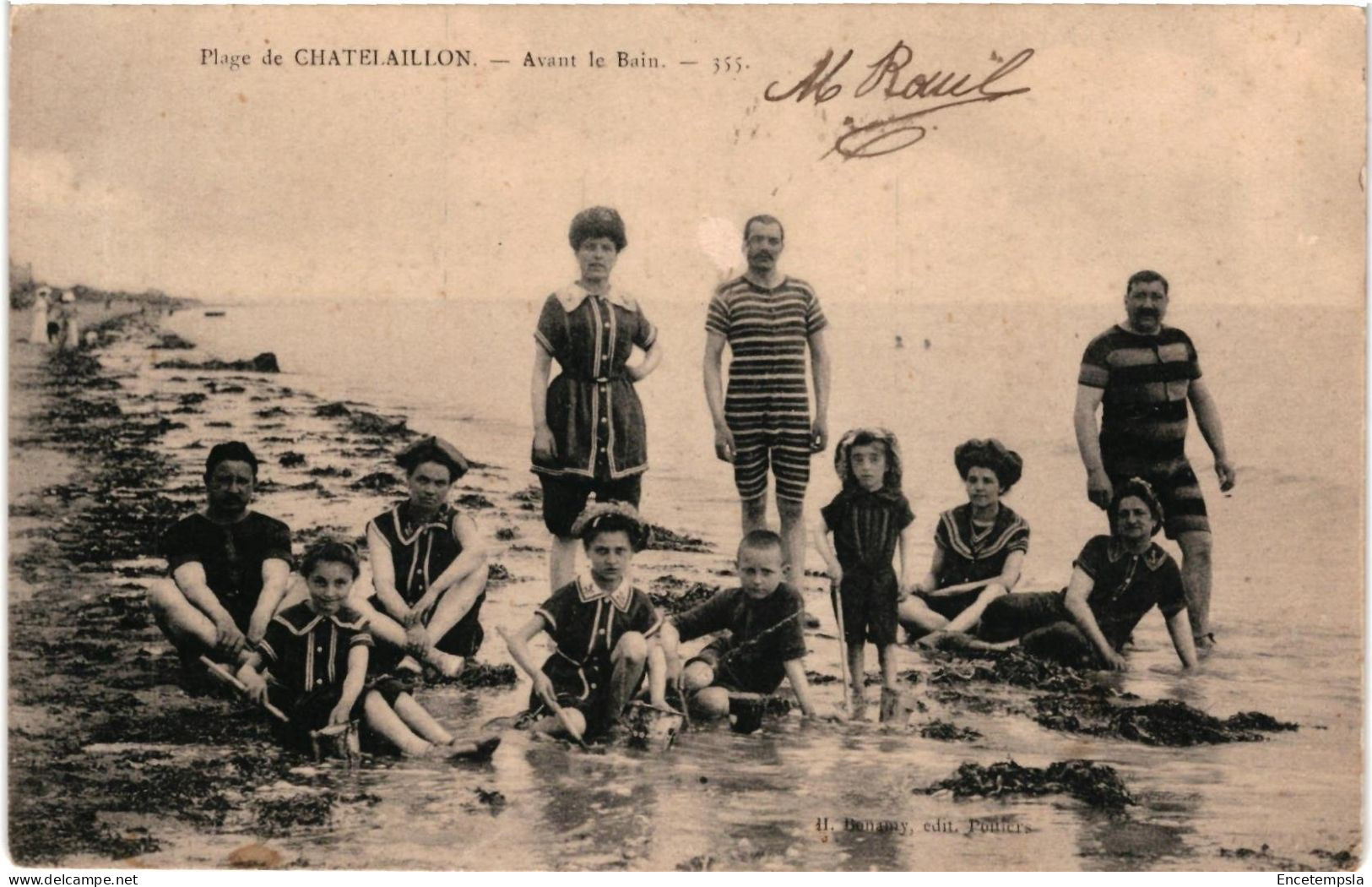 CPA  Carte Postale  France Châtelaillon   Plage Avant le Bain 1906  VM105027ok