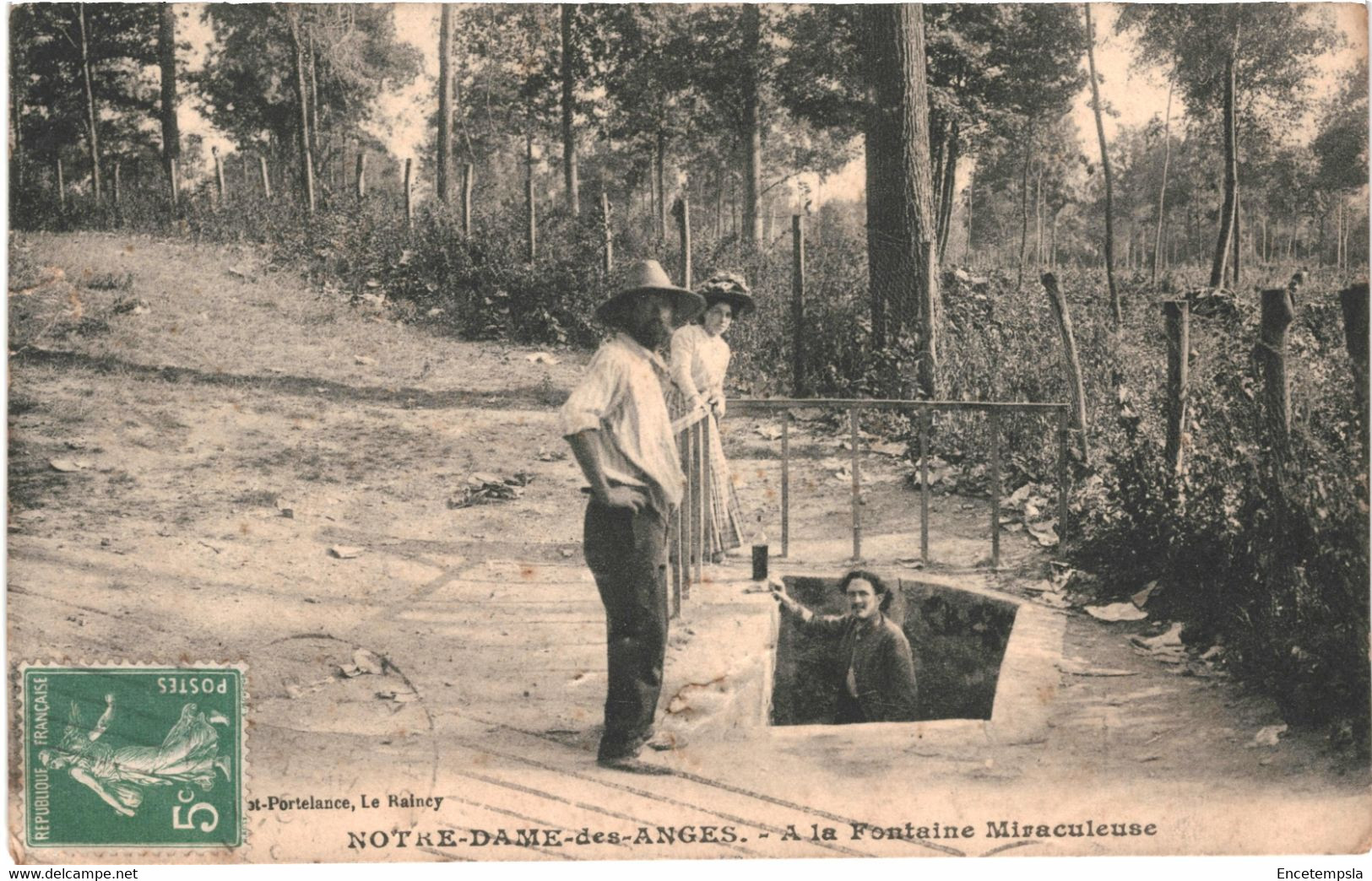 CPA - Carte Postale -France  Clichy sous Bois Notre-Dame-des-Anges  Fontaine miraculeuse VM47723