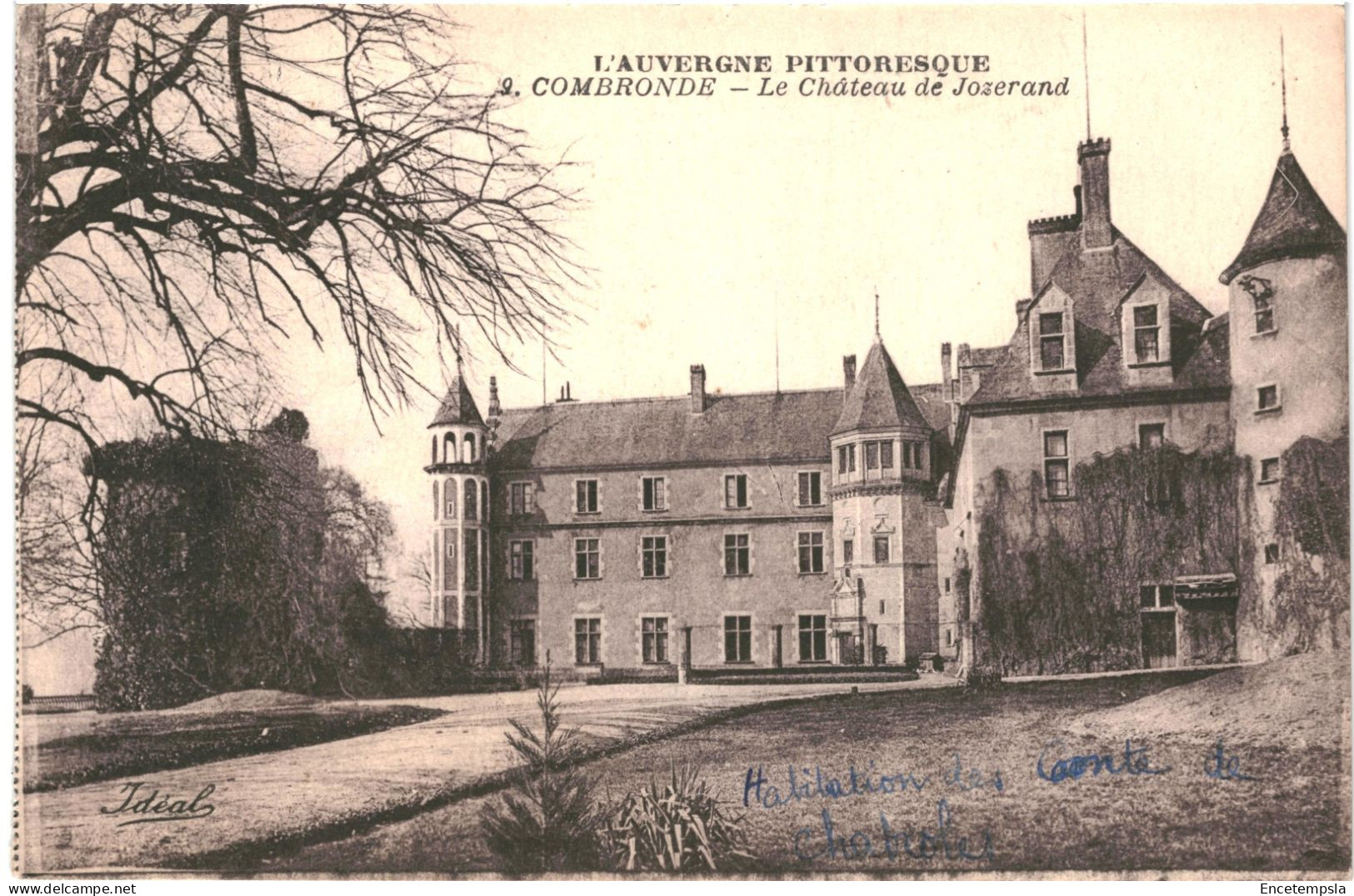 CPA Carte postale France Combronde  Château de Jozerand  VM65444