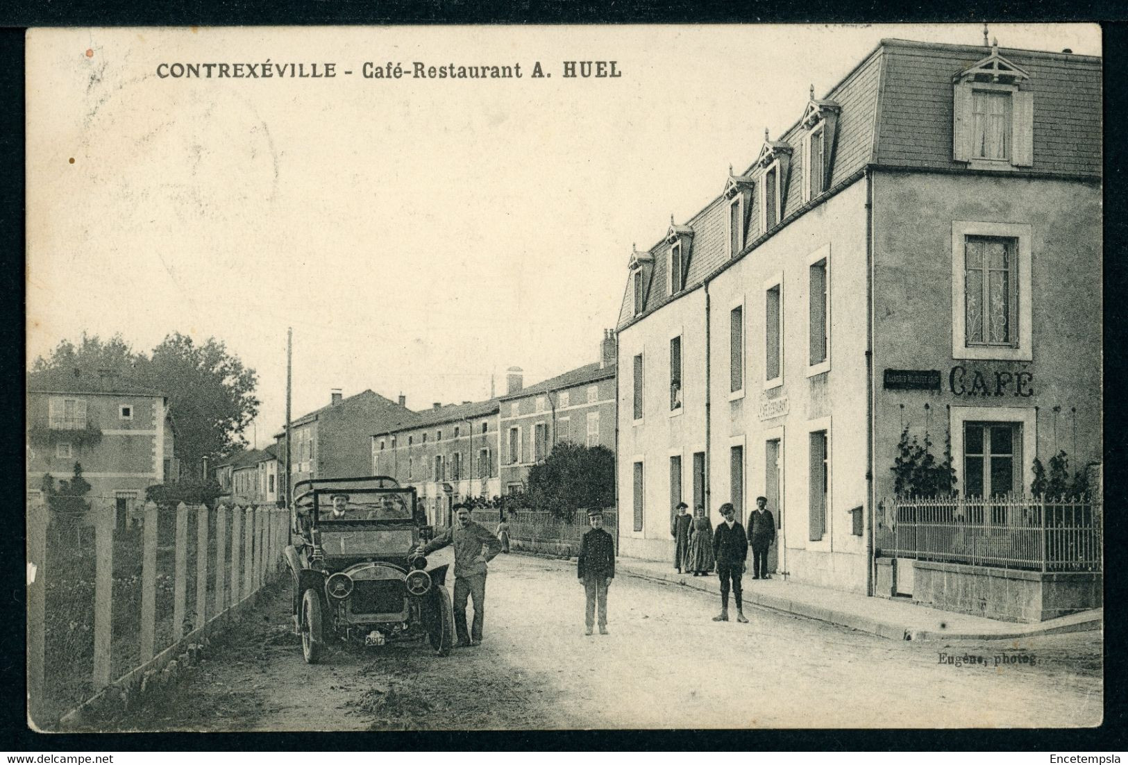 CPA - Carte Postale - France - Contrexeville - Café Restaurant A. Huel  (CP22159OK)
