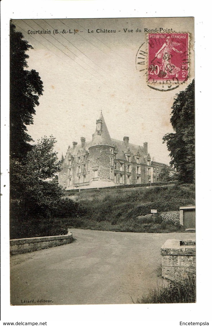 CPA-Carte Postale -France-Courtalain - Son Château en 1936-VM6927