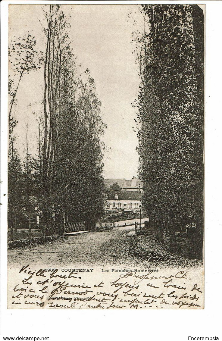 CPA-Carte Postale France-Courtenay-Les planches Robinettes1903 VM28243