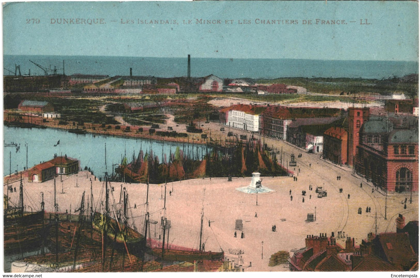 CPA-Carte Postale France  Dunkerque Les Islandais le Minck et chantiers de France    VM54257