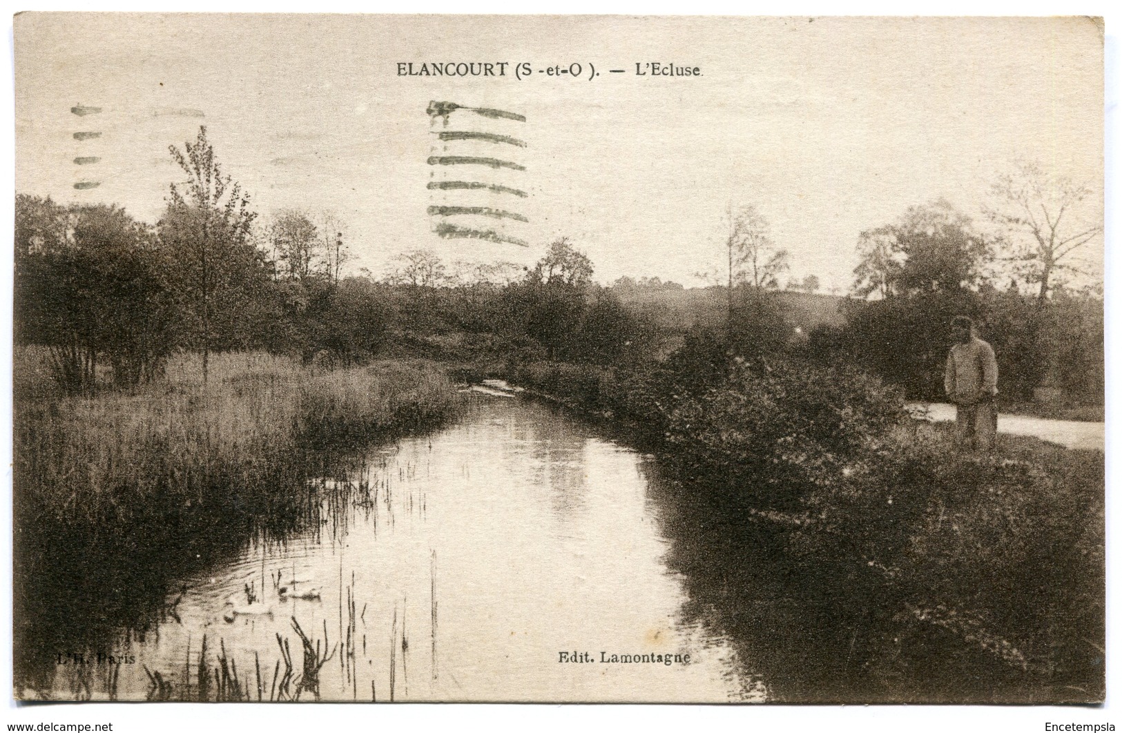 CPA - Carte Postale - France - Elancourt - L'Ecluse - 1933 ( CP3796 )