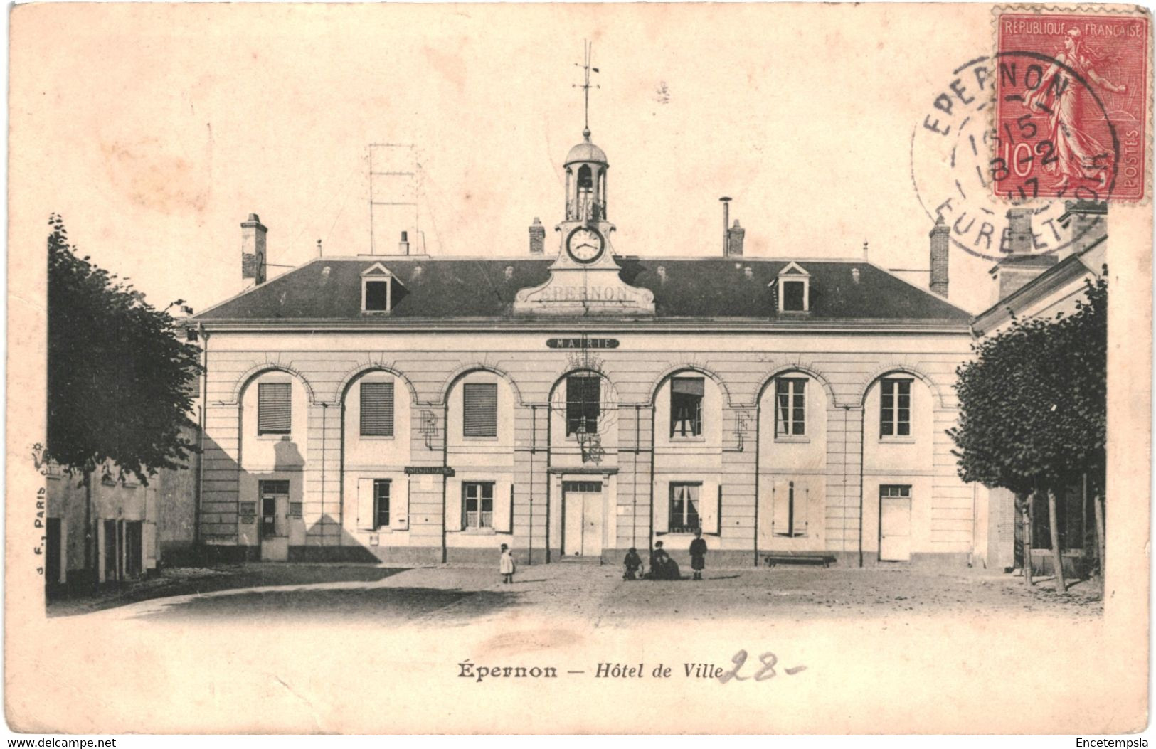 CPA-Carte Postale France Epernon  Hôtel de Ville 1907  VM54309
