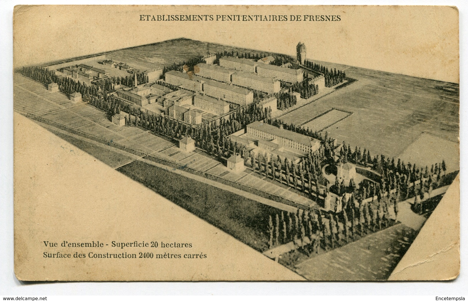 CPA - Carte Postale - France -  Etablissements Pénitentiaires de Fresnes - Vue d'Ensemble  ( I11047)