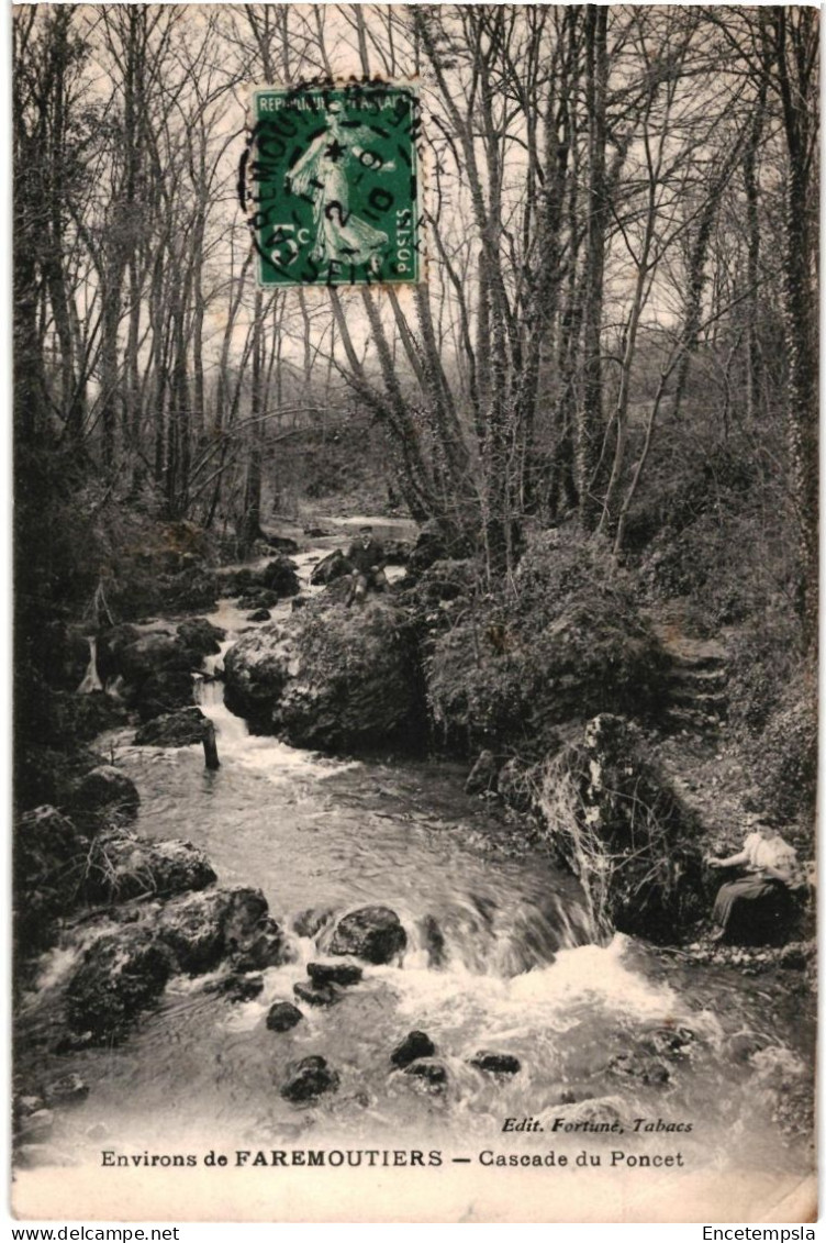 CPA  Carte Postale  France  Faremoutiers  Cascade du Poncet 1910  VM99245