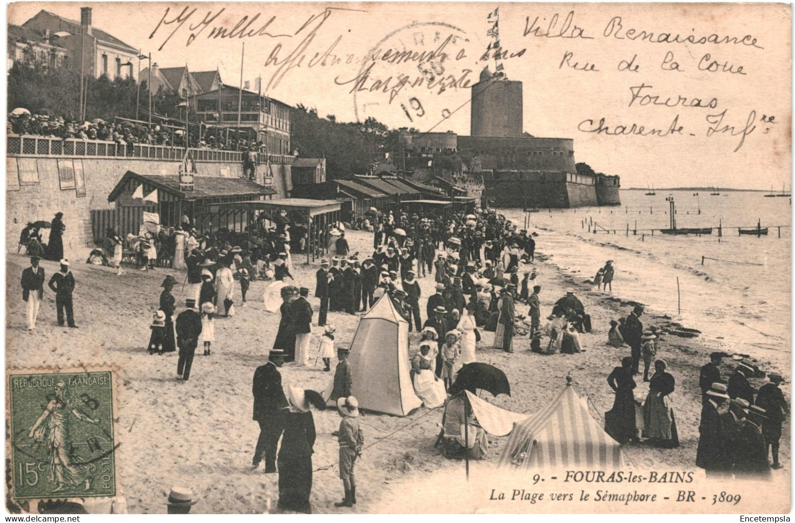 CPA   Carte postale  France  Fouras-les-Bains  Plage vers le Sémaphore VM66548