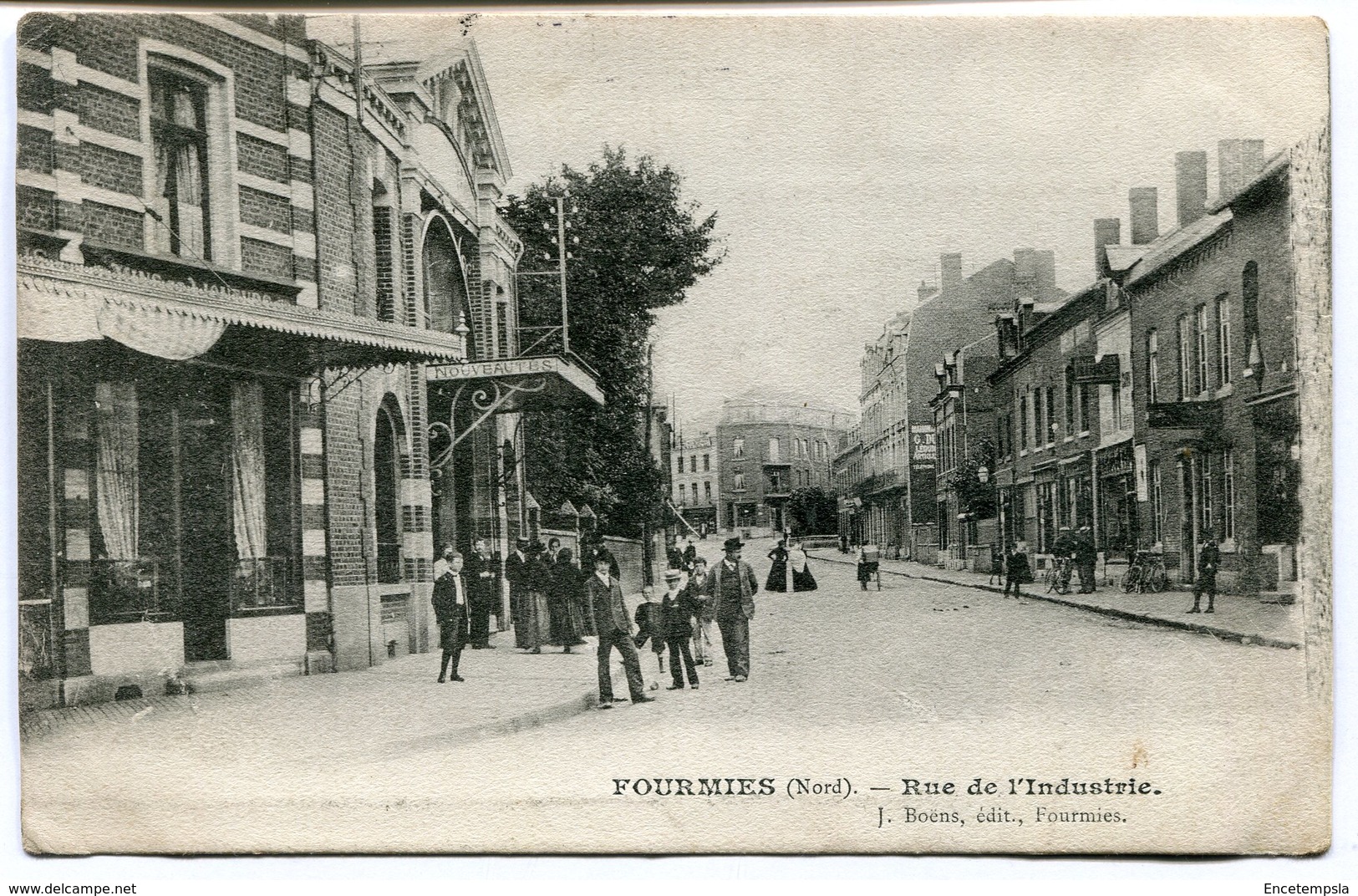CPA - Carte Postale - France - Fourmies - Rue de l'Industrie - 1906 (I9623)